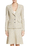 ST JOHN ROMEE TWEED KNIT BLAZER,K61R071