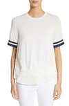 MONCLER MAGLIA MIXED MEDIA TOP,D1093908330091S0R