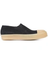 RICK OWENS Boat sneakers,RU18S5882LMRO12604132