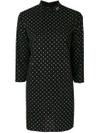 MARC JACOBS MARC JACOBS POLKA-DOT FITTED DRESS - BLACK,M400715412612731