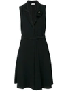 LANVIN rosette detail dress,RWDR226T3422P1812609534