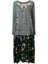 ANTONIO MARRAS ANTONIO MARRAS ABITO RAPA FLORAL DRESS - GREY,LB5031D3712615227