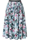 ANTONIO MARRAS pleated floral skirt,LB2014TED35S812608927
