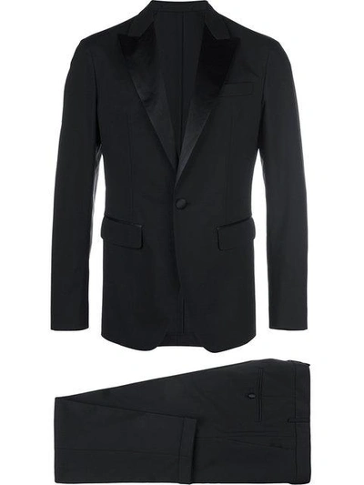 Dsquared2 Single-breasted Two-piece Suit In Black