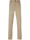 Prada Classic Chino Trousers In Neutrals