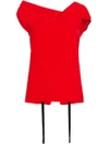 ROLAND MOURET ROLAND MOURET RAYWELL WOOL TOP - RED,PS18S0223F404412500095