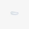 All Blues Hungry Snake Polished Sterling Silver Ring In Silver
