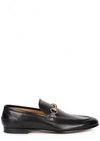 Gucci Men Jordaan Leather Loafers In Black