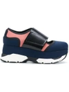 MARNI ARIAL PLATFORM SNEAKERS,SNZWW14G08TCR8612593216