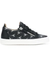 Giuseppe Zanotti Nicki Signature Sneakers In Black