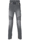 BALMAIN biker skinny trousers,S8H5169J14212606822