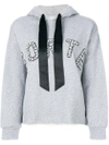 FORTE COUTURE FORTE DEI MARMI COUTURE LOGO HOODIE - GREY,FC1SS1811712619360