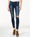 ARTICLES OF SOCIETY ARTICLES OF SOCIETY SARAH ANKLE SKINNY RIPPED RELEASED-HEM JEANS