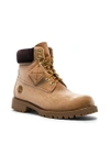 OFF-WHITE OFF-WHITE X TIMBERLAND VELVET HIKING BOOTS IN NEUTRALS,OMIA054F174780945350