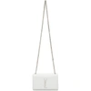 SAINT LAURENT White Small Kate Chain Bag,495879 0CQ0N