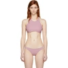 WARD WHILLAS Pink Delphine Bikini Top,WT16412
