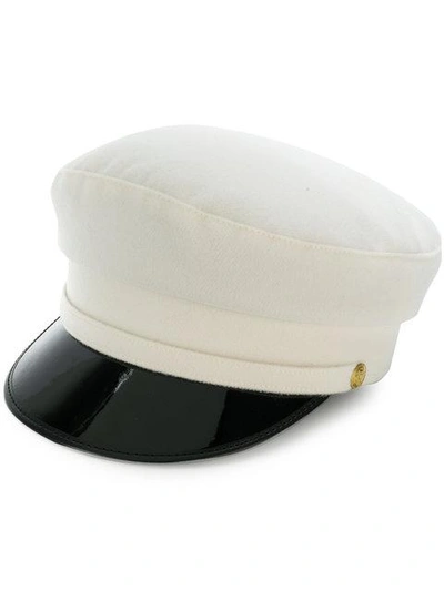 Manokhi 经典鸭舌帽 In White