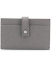 SAINT LAURENT SAINT LAURENT GRAINED SAC DE JOUR CARD CASE - GREY,505003DTI0E12609681