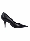 Balenciaga Slash Heel Pumps In Black