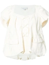 CARVEN pocket front peplum style blouse,3116H401012489946