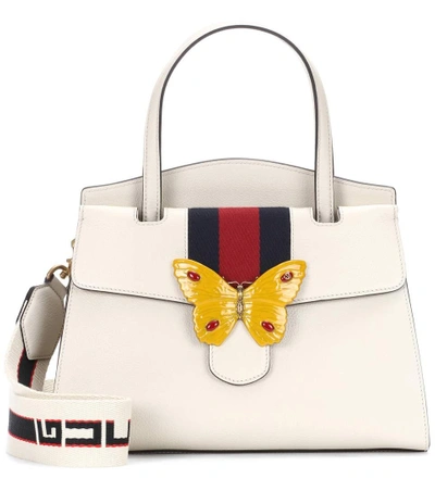 Gucci Linea Totem Medium Top Handle Bag In Ivory