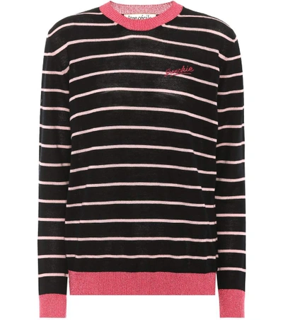 Etre Cecile Frenchie Striped Wool-blend Jumper In Blue