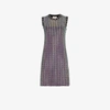 GUCCI GUCCI CRYSTAL EMBROIDERED RIBBED KNIT DRESS,501416X9M9112476874