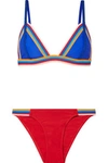 RYE SLICK STRIPED TRIANGLE BIKINI