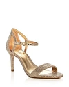 MICHAEL MICHAEL KORS SIMONE GLITTER HIGH-HEEL SANDALS,40S6SMMA2D