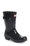 HUNTER 'ORIGINAL SHORT' GLOSS RAIN BOOT,WFS1000RGL