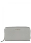 Givenchy Pandora Sugar Leather Continental Wallet In Grey