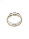 UGO CACCIATORI BRUSHED ENGRAVED RING,RN10312577396