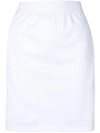 Givenchy White Logo Web Miniskirt