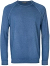 Drumohr Classic Fitted Sweater In Blue