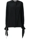 GIVENCHY GIVENCHY FLARED LONG-SLEEVE BLOUSE - BLACK,BW6024100612622784