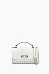 Rebecca Minkoff Je Taime Phone Crossbody Bag - Palladium Hardware In Bianco