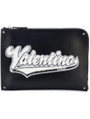 VALENTINO GARAVANI Valentino Garavani logo appliqué pouch,PY2B0457FWY12606533