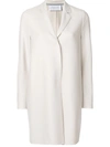 HARRIS WHARF LONDON CONCEALED FASTENING ELONGATED COAT,A1301MLX12623004