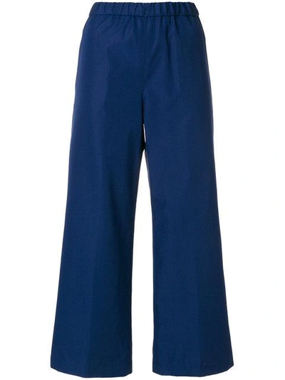 Aspesi Cropped Wide Leg Trousers