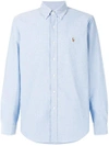 Polo Ralph Lauren Classic Fit Long Sleeve Cotton Oxford Button Down Shirt In Blue