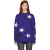 GIVENCHY Blue Oversized Stars Sweater,BW9004 4Z0D