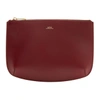 A.P.C. A.P.C. RED SARAH POUCH,PXAWV-F63035