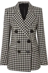 PETAR PETROV JILL GINGHAM WOOL-CREPE BLAZER