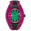 GUCCI Pink & Green G-Sync Watch,YA137115