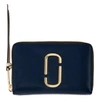 MARC JACOBS MARC JACOBS NAVY SMALL SNAPSHOT WALLET,M0013354