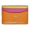 MARC JACOBS MARC JACOBS ORANGE SNAPSHOT CARD HOLDER,M0013355