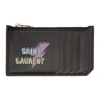 SAINT LAURENT Black 5 Fragments Éclair Card Holder,458593 BXRE6