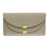 CHLOÉ CHLOE GREY LONG GEORGIA FLAP WALLET,CHC16AP284H1Z23W