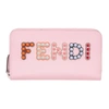 FENDI Pink Long 2Jours Logo Zip Around Wallet,8M0299 A13J