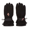 MONCLER Black Canvas & Lambskin Gloves,00524/00 53063